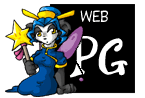 A graphic of a panda next to a 'WEB PG' rating